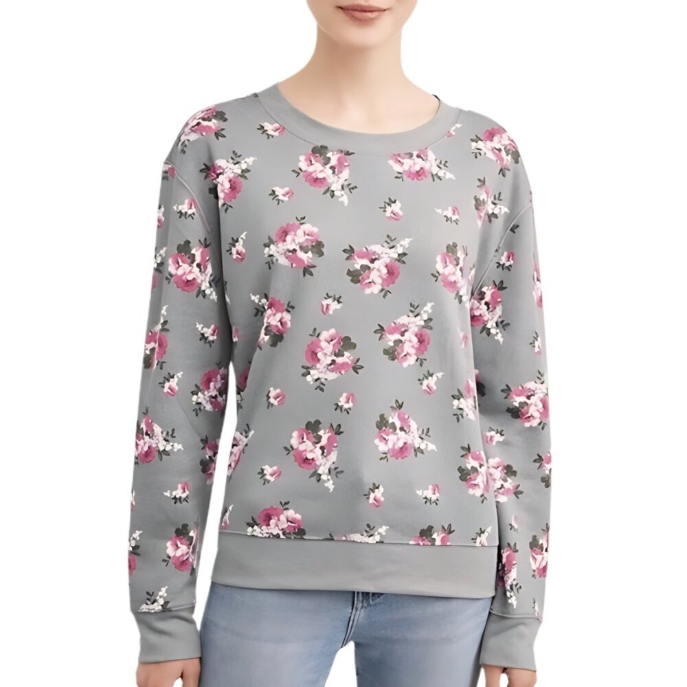 3/$30 Fleece Sweatshirt, Floral Print